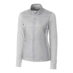 Cutter & Buck Stealth Hybrid Quilted Women's Full Zip Windbreaker Jacket