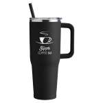 Harriton 40oz Vacuum Insulated Stainless Steel Travel Tumbler